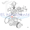 23154956 Bomba de agua, para motores  Volvo: TAD851, D13C, D13K. - Imagen 2