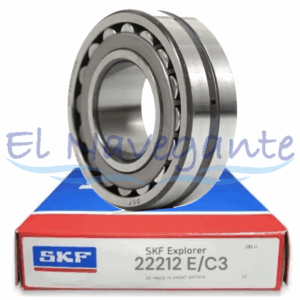 22212 E/C3 Rodamiento de rodillos doble fila SKF.