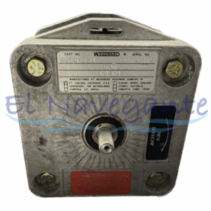 8256-021 Actuador Woodward, Viejo stock.