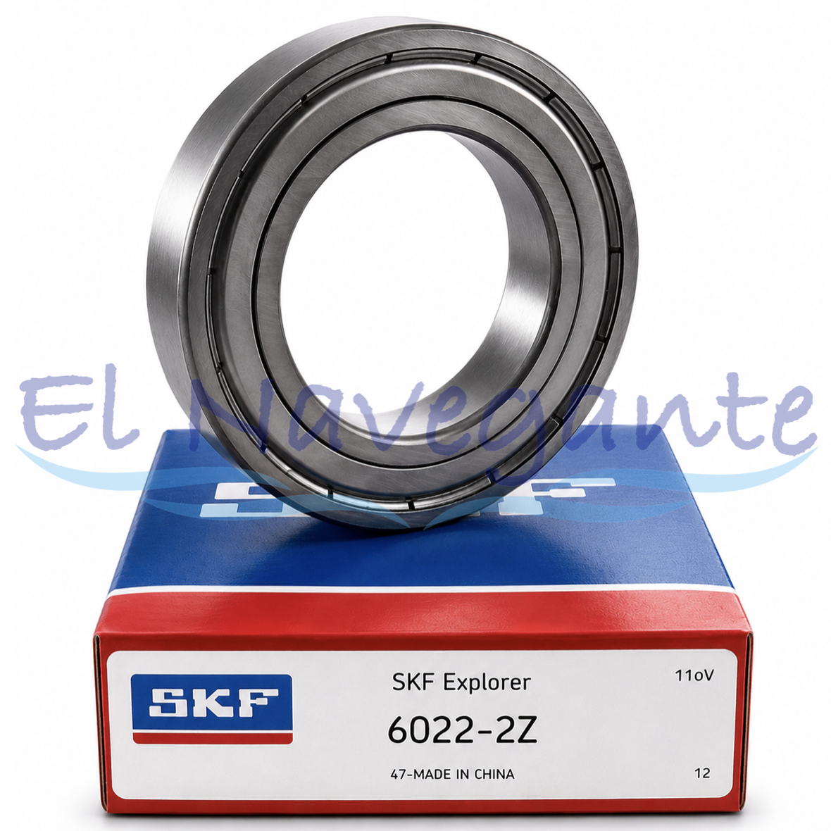 6022-2Z SKF Rodamiento rígido de balines con sellos protectores.