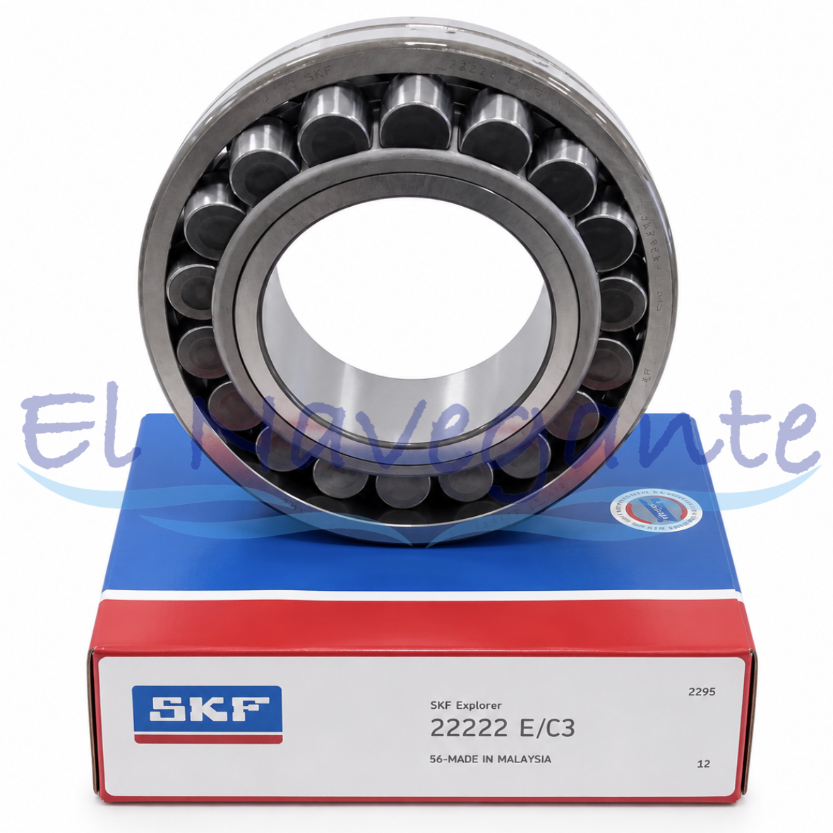 22222 E/C3 SKF Rodamiento autocompensador de rodillos con funciones de relubrificación.