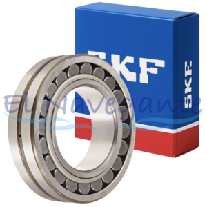22218E/C3 Rodamiento de rodillos a rótula con funciones de relubricación SKF.